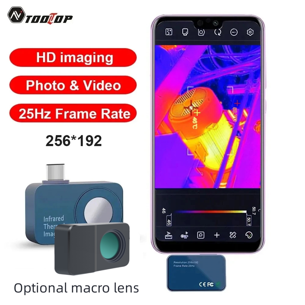 TOOLTOP kamera pencitraan term - Infiray P2 Pro Macro Lens ulasan dan harga